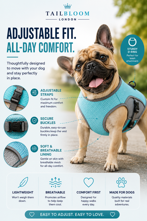 TailBloom Dog Cooling Jacket